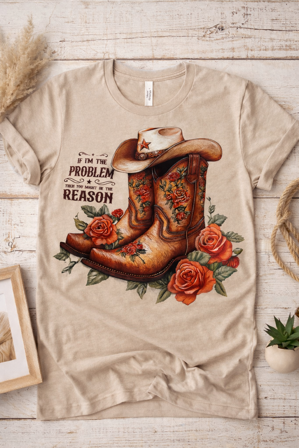 Boots & Roses Rodeo Graphic Tee