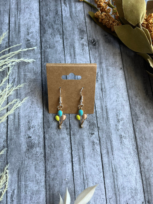 Balloon Earrings | Cute, Fun Earrings | Dangle Earrings | 925 Sterling Silver Hypoallergenic Earrings | Gifts for Her | Birthday Gift