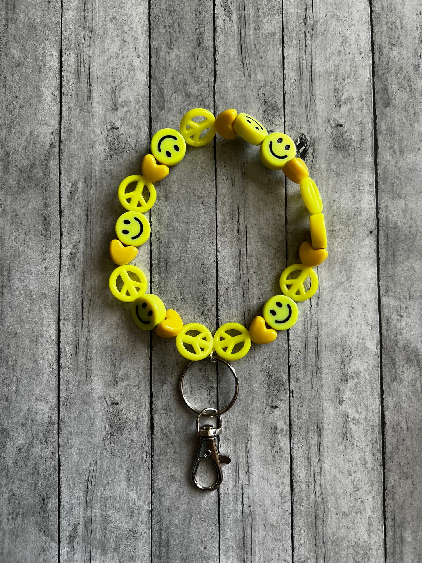 Smiley Face Key Chain for Keys, Smiley Face Keychain, Key Chain Accessories, Backpack Keychain, Gifts for Her, Teachers Gift