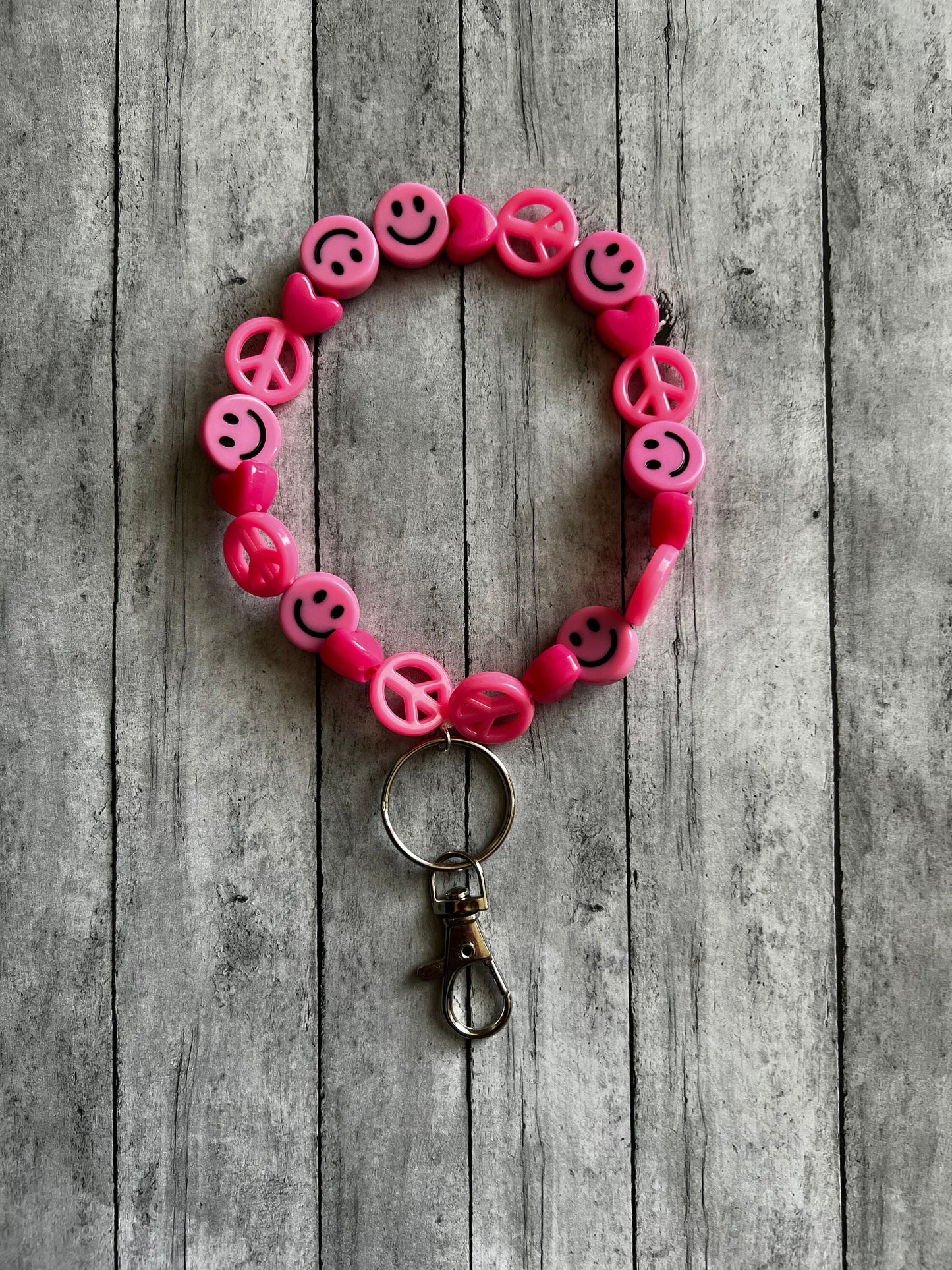 Smiley Face Key Chain for Keys, Smiley Face Keychain, Key Chain Accessories, Backpack Keychain, Gifts for Her, Teachers Gift