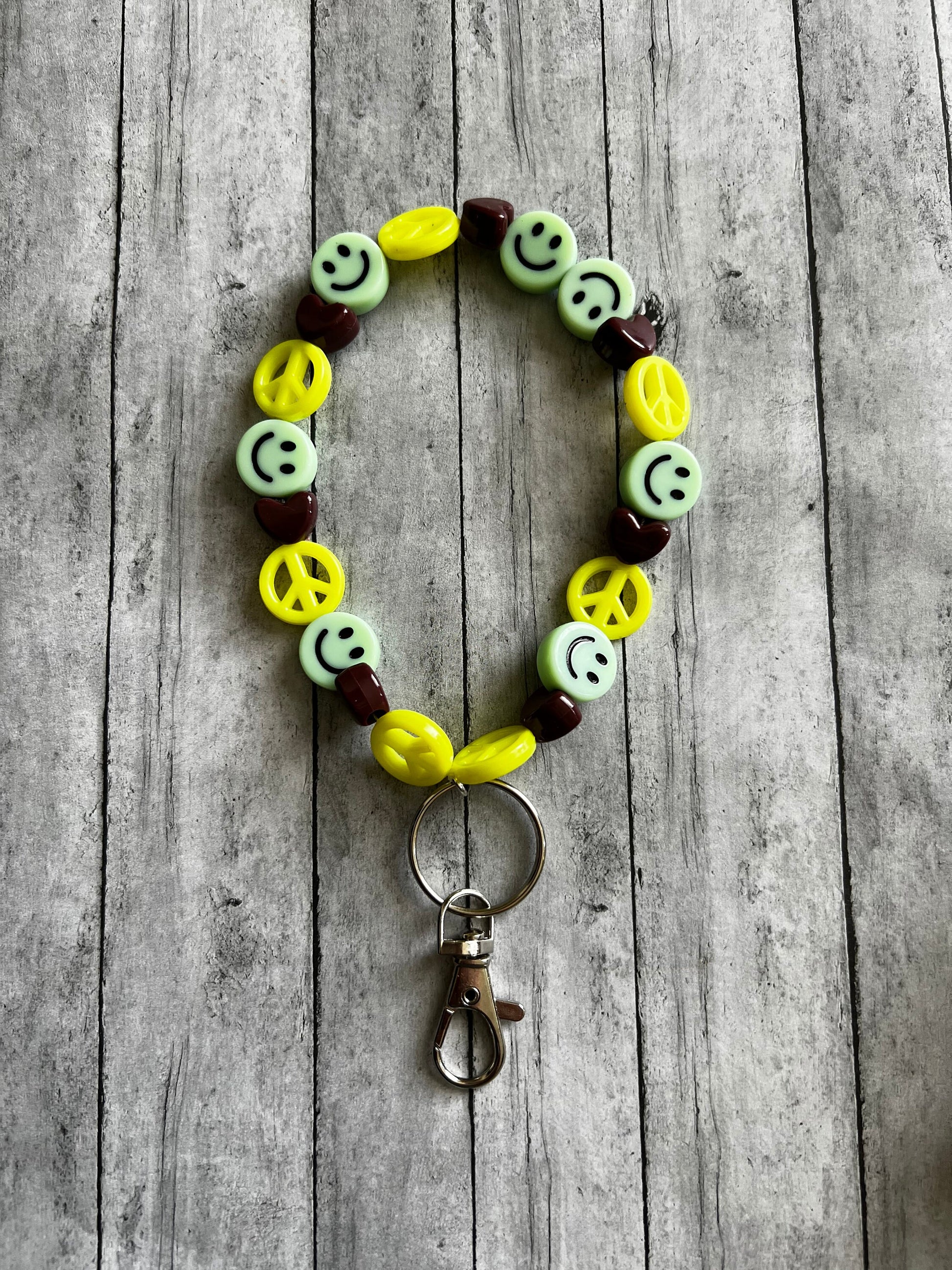 Smiley Face Keychain, Bag Keychain, Backpack Keychain, Key Chain Accessories, Gifts for Her, Teachers Gift