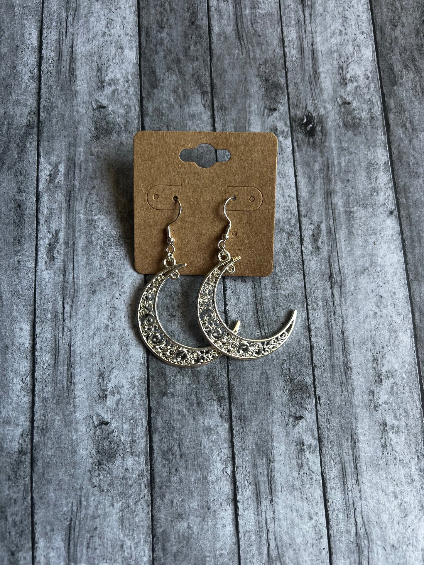 Crescent Moon Earrings | 925 Sterling Silver Earrings | Hypoallergenic Earrings