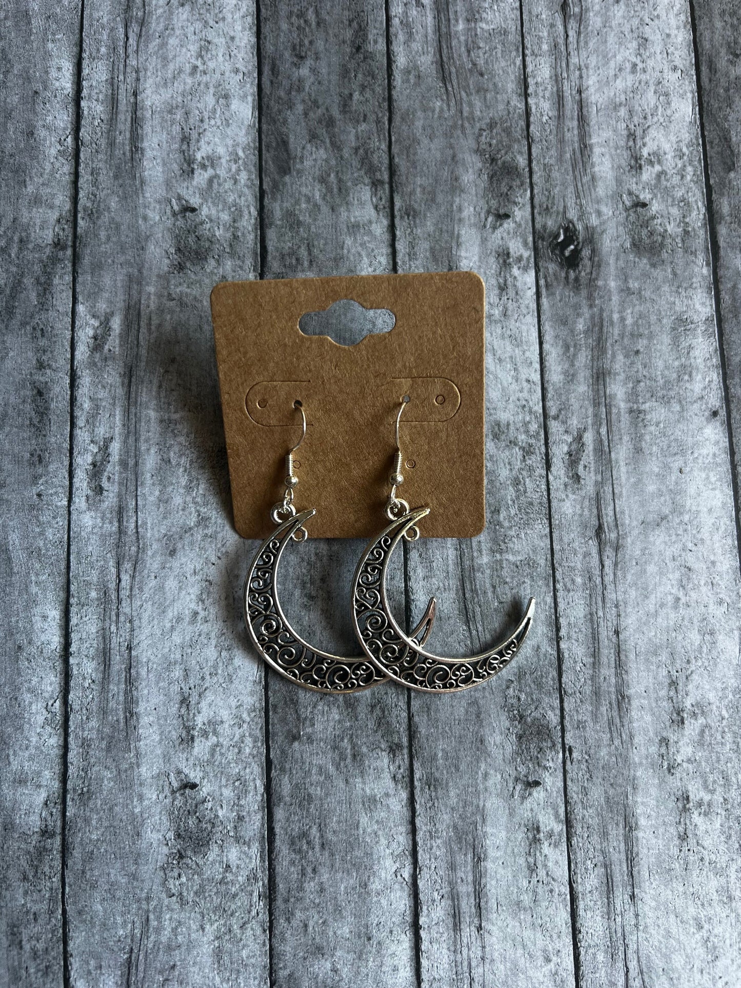 Crescent Moon Earrings | 925 Sterling Silver Earrings | Hypoallergenic Earrings