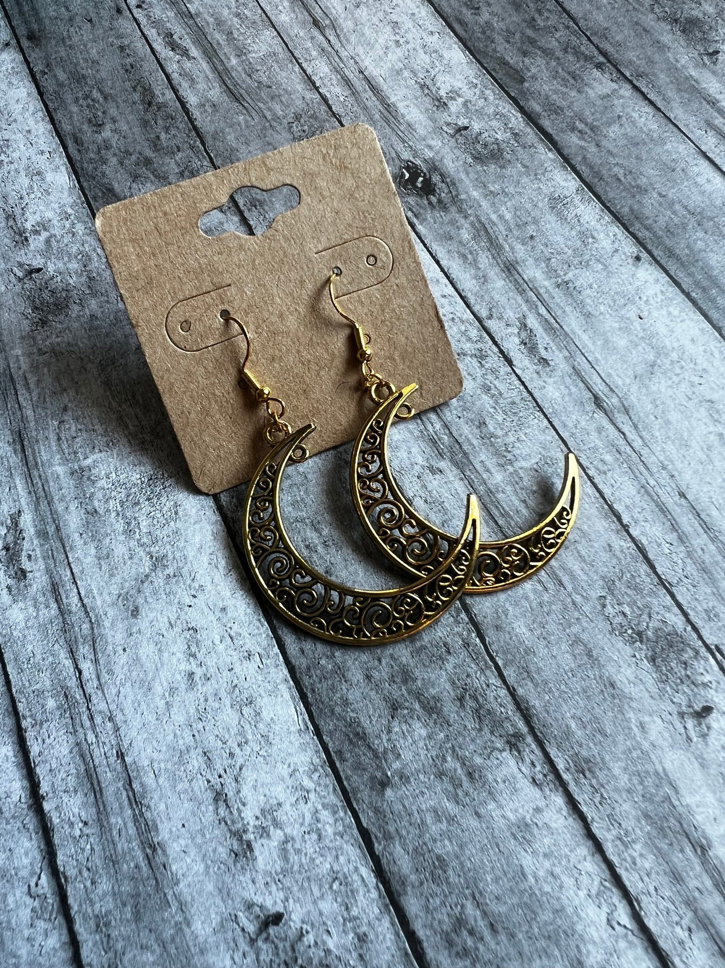 Crescent Moon Earrings | 925 Sterling Silver Earrings | Hypoallergenic Earrings